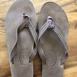 Brand New Rainbow Flip Flops size: L (7.5-8.5)